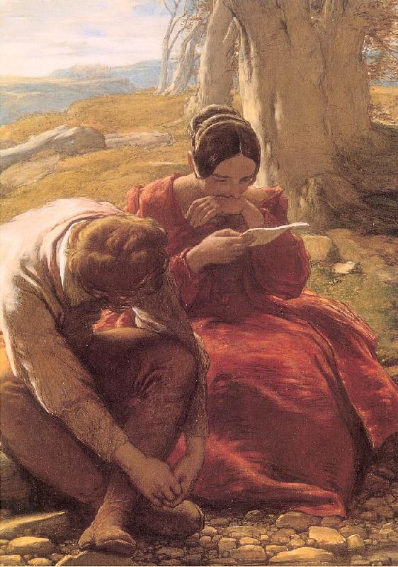Mulready, William The Sonnet France oil painting art